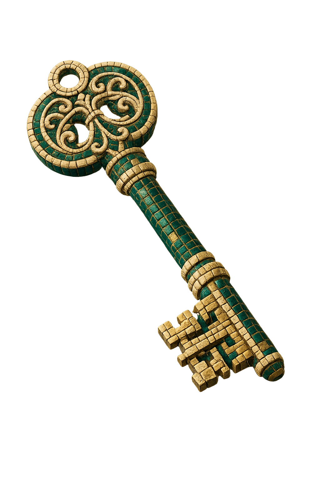 An illustration of an intricate key, what partnership actually unlocks