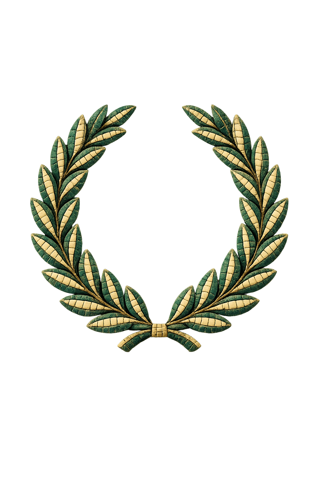 An illustration of a laurel wreath, contributors chosen for authority